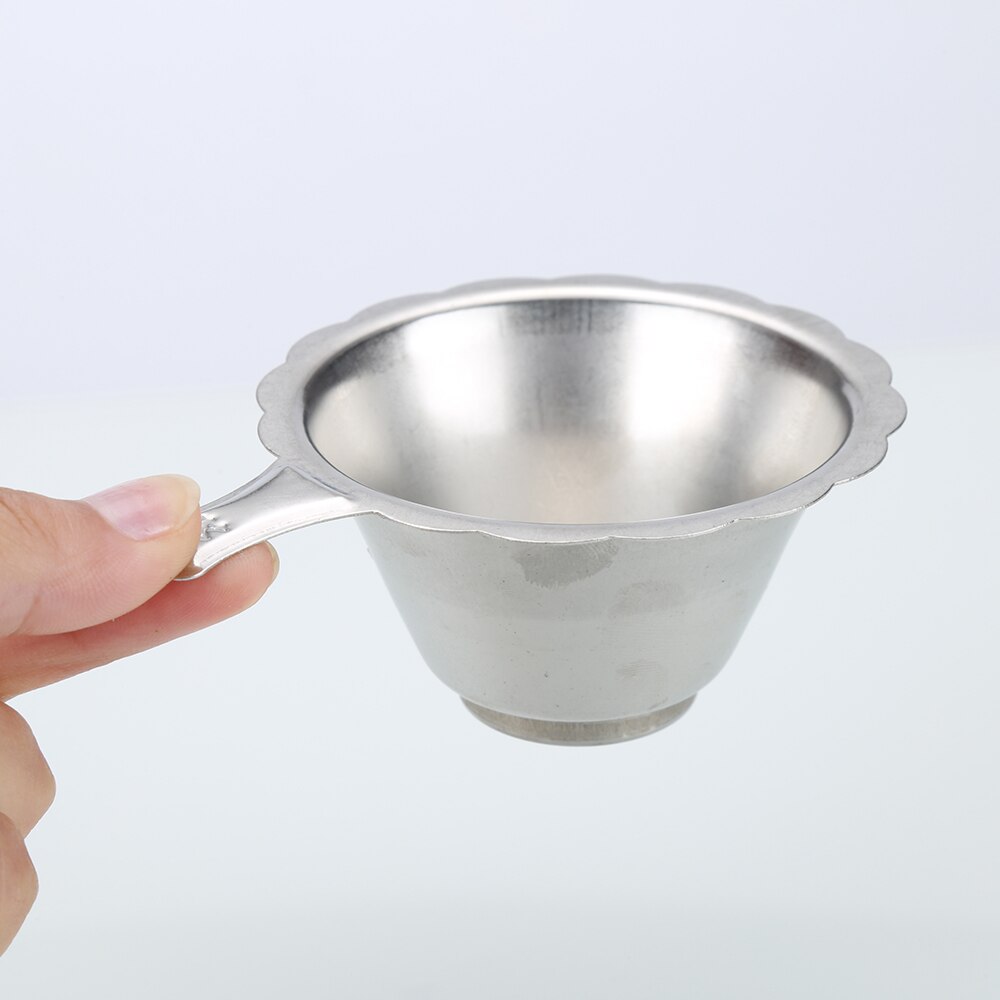 1x Stainless Steel Double-layer Fine Mesh Tea Strainer Filter Sieve