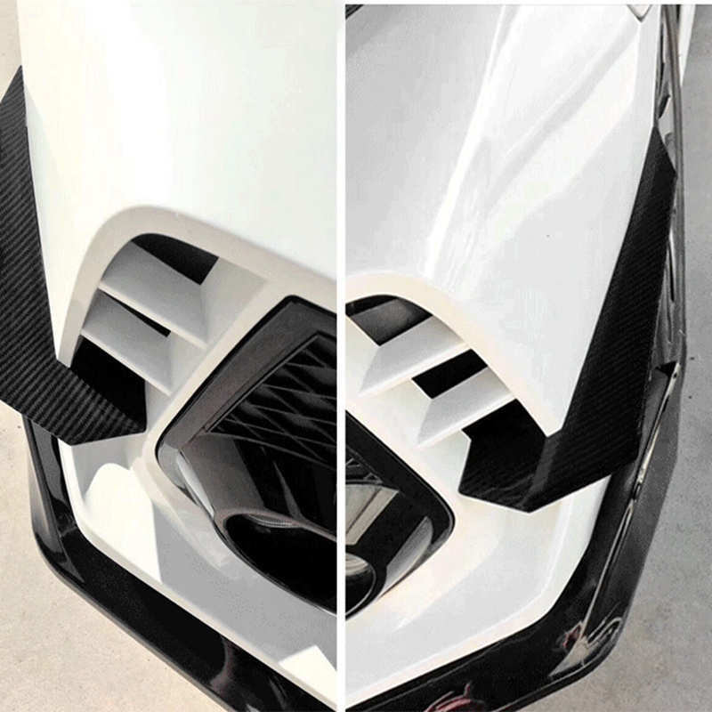 Lame de pare-choc avant de voiture, lame de séparation à Air longue, Kit de carrosserie automobile, aileron de voiture pour Honda Civic 10TH type-r – 4 pièces