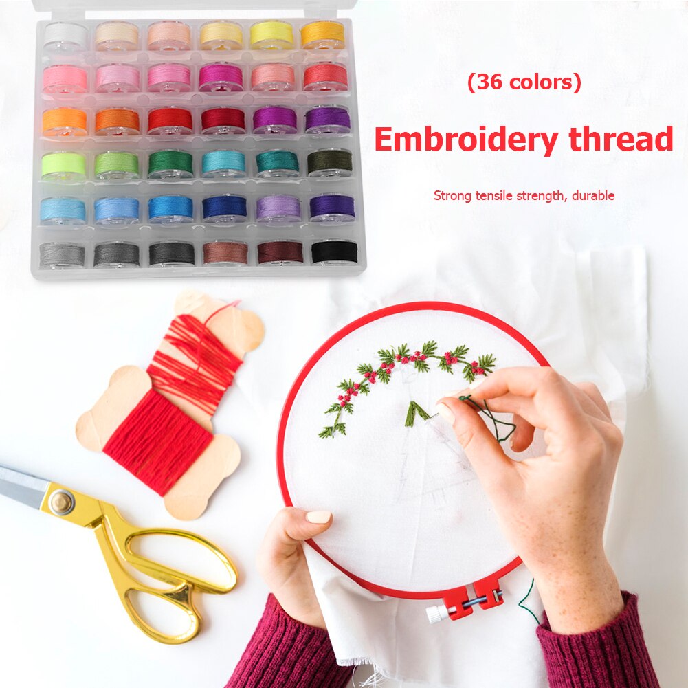 36/50/100/150 Colors Sewing Machine Line Box Set Hand Stitching Embroidery Thread Yarn Embroidery Crochet Lace Handicraft Hand