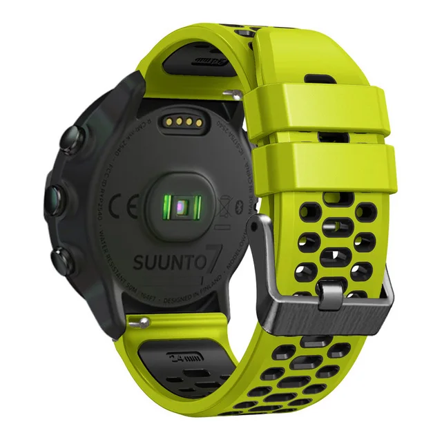 Älykellon ranneke ticwatch pro 5: lle, korvaava kellon ranneke, silikoniranneke, joka on yhteensopiva ticwatch pro 5:n kanssa: Valkoinen musta