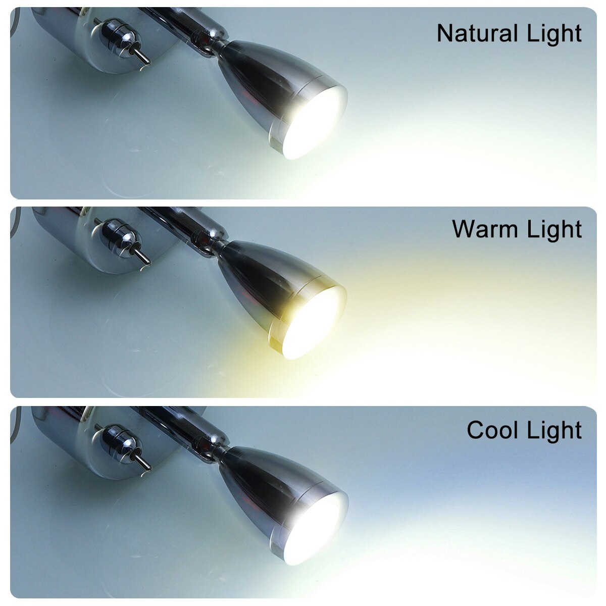 12-24V 180 Rotation LED Spot Reading Light Home Interior Spotlight Switch For RV Caravan Boat Truck Desk Bedside Lamp