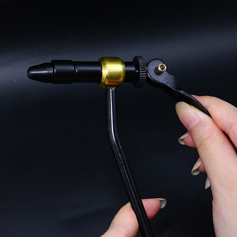 Royal Sissi 1set portable classic Vise Fly Tying Vise with steel hardened jaw &C-Clamp&lever action durable fly tying tools