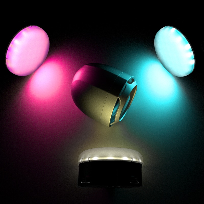 Ulanzi VL69 Adjustable LED Video Light 2500K-6500K 800LUX Rechargable Vlog Light with Soft Diffuser 6 Color Gel