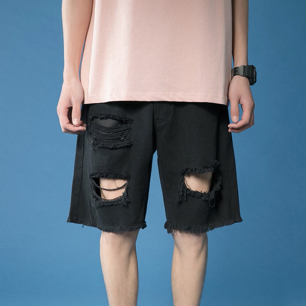 Pantaloncini Jeans Uomo Rock Creek Selection, Blu Stonewashed, Vita Media, Taglie W28-W38, Modello H-072