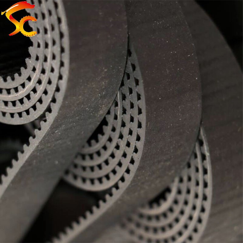 HTD 3M Belt 3M-225 length 225mm Teeth 75 closed loop rubber Drive Belt width 6mm/10mm/15 printer closed loop 3D printer