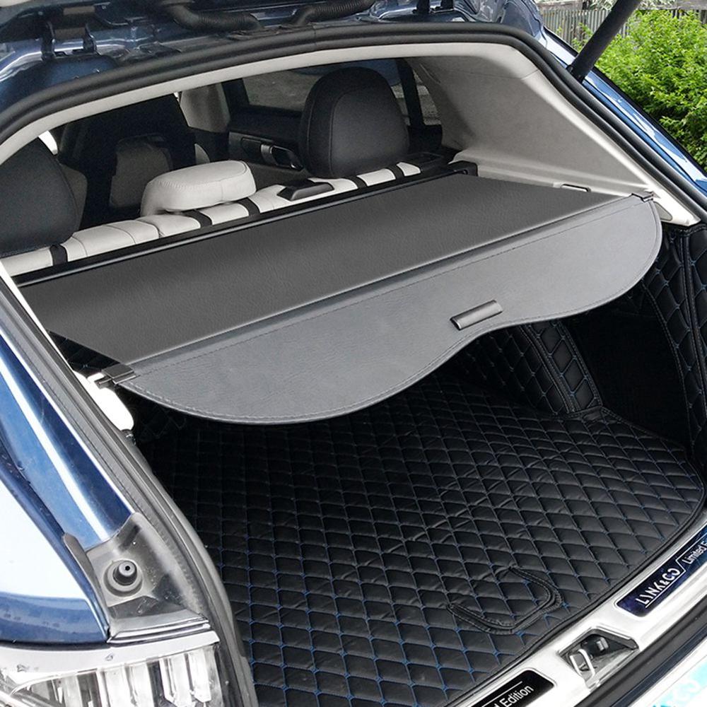Retractable Car Trunk Cover Oxford Cloth Auto Interior Cargo Covers Luggage Carrier Curtain with Pull Buckle