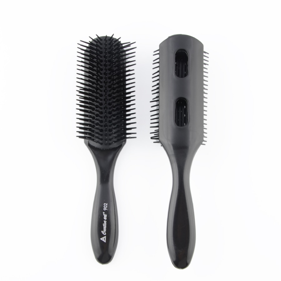 1pc Black Removable Detangling Hair Brush Handle Tangle Comb pompadour men styling Shower Massage scalp Comb Salon Hairdressing