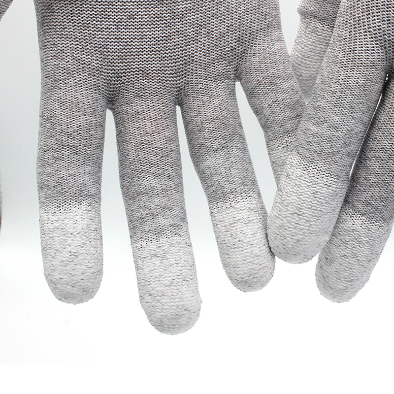 Handy Reparatur Carbon Faser Handschuhe PU Isolierung Beschichtung Finger Anti Statische Handschuhe ESD Elektronische WorkingTablets Fix Werkzeuge