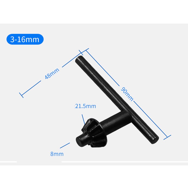 Mini Drill Chuck Micro 0.3-4mm Taper Mount Drill Chuck and Wrench Chuck Key Lathe drill accessory: 3-16
