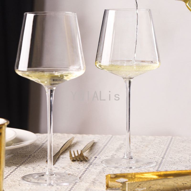 Verre à vin rouge de , 400-500ml, carré, rond, Bar, cave à vin, mariage, , service à boissons scintillantes