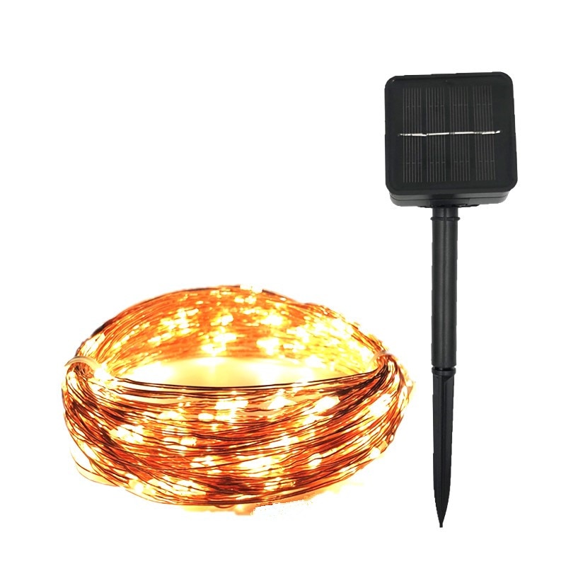 LED Outdoor Solar Lampen/USB 5 m/10 m/20 m LED String Lights Fairy Kerst party Slingers Solar Tuin Waterdicht Lichten