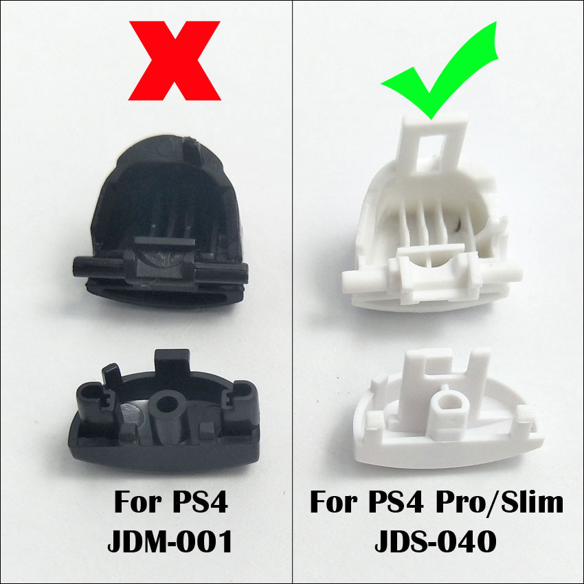 YuXi-JDM JDS 040 050 055 Thumbstick pour PS4 Pro Slim Contrmatérielle, Inter Inj Button, Direction Key, ABXY Buttons, JoysUniverse Cap, DSub R1 L1