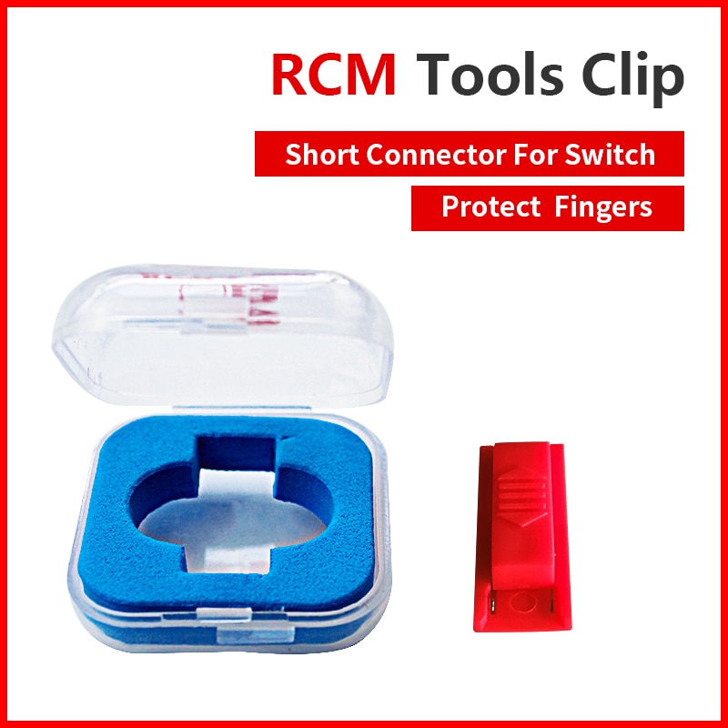 Erstatning rcm verktøy klips kortslutning modifisere fil plast jigg kontakt for nintend switch