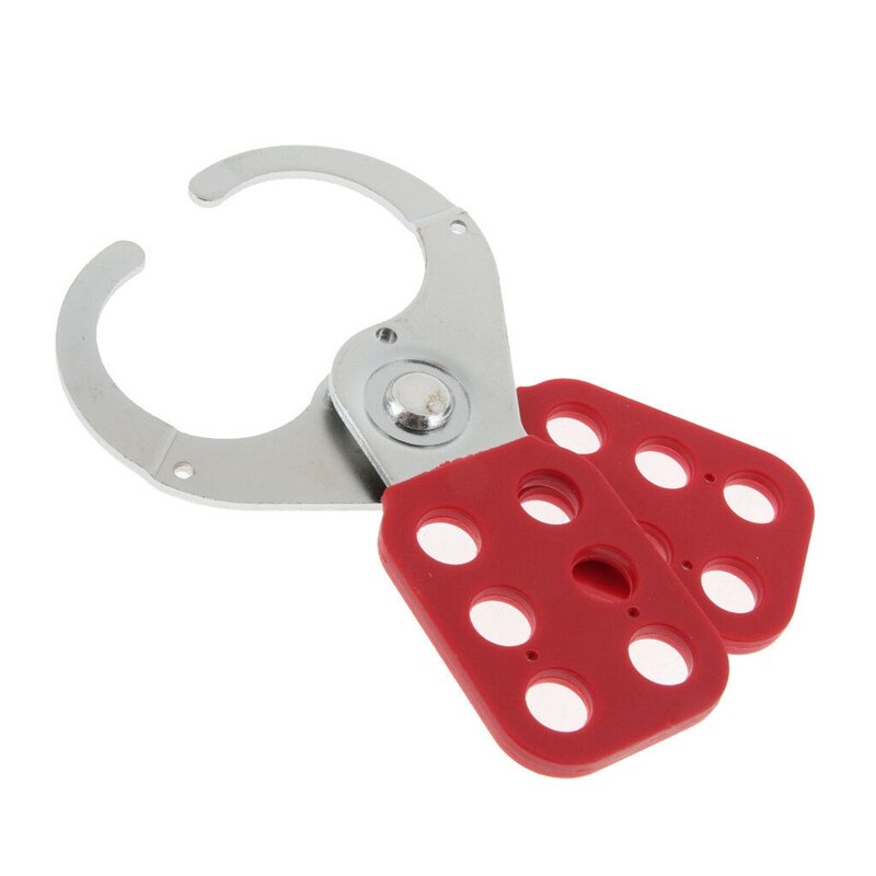 Retail Steel Lockout Hasp Lock Heavy Duty Safty Lockout Hasp 38mm Red