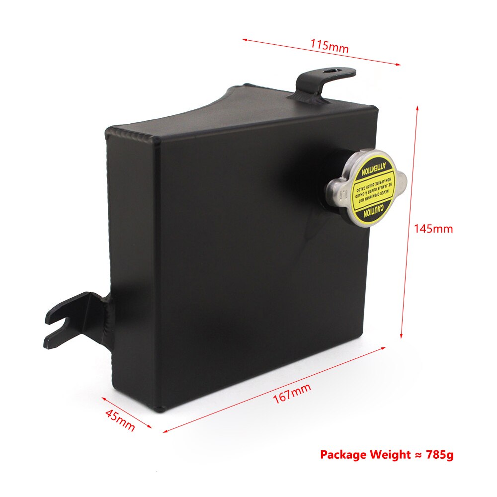 Car Styling Overflow Tank Reservoir Kit Water Coolant Tank Can With Cap Fit For Nissan 240sx S13 S14