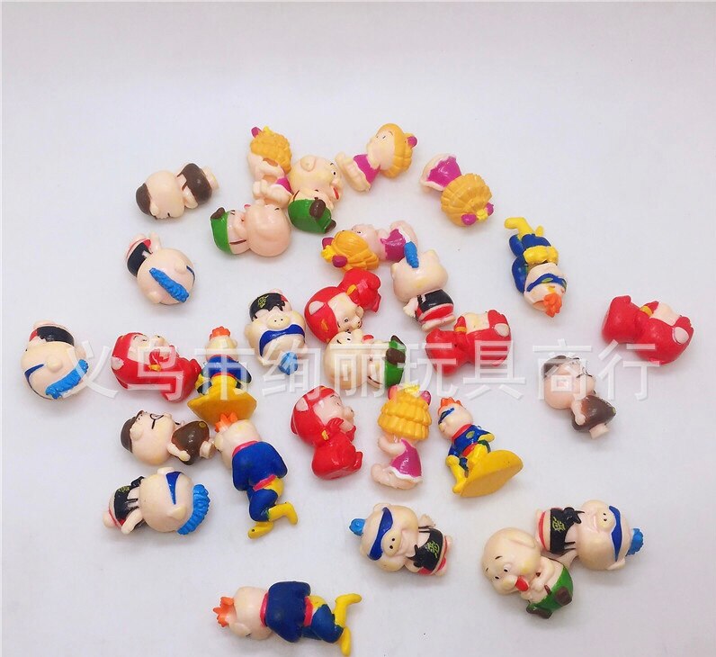 50 Pcs Cute Pig Toy Figures - Novelty Animal Figurines for Kids Birthday Party Decoration