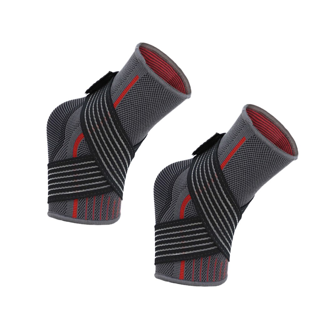 1 Pc Sports Ankle Support Comfortable Fitness Riding Wrapping Ankle Brace for Exercise Basketball Ankle Sprain Supplies (Red, Si: As Shown / L