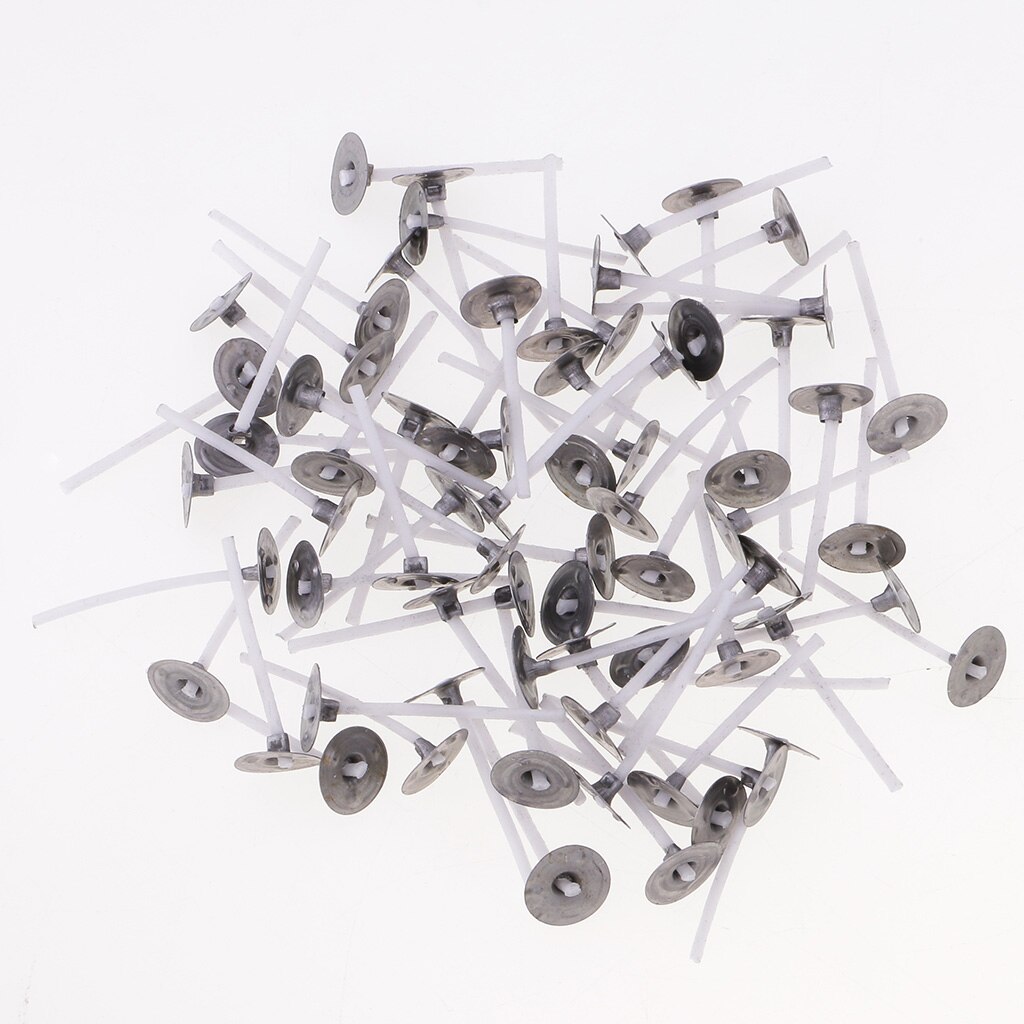 200x Aluminium fallen Tee Licht Leere Halfter & 200x Gewachst Kerze Docht mit Tab
