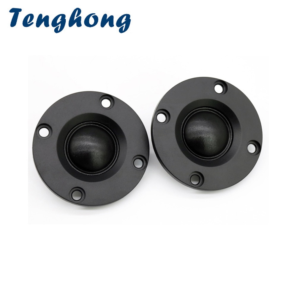 Tenghong 2 pcs 2 Inch Tweeter 4Ohm 8Ohm 10 W HIFI Audio Speaker Silk Dome Luidspreker Voor Home Audio Treble speaker DIY Hoorn Unit