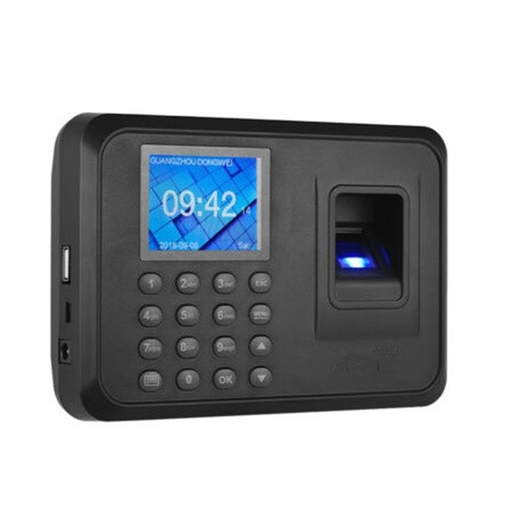 H1 Biometric Fingerprint Time Attendance System Clock Recorder Employee Recognition Recording Device Electronic Machine