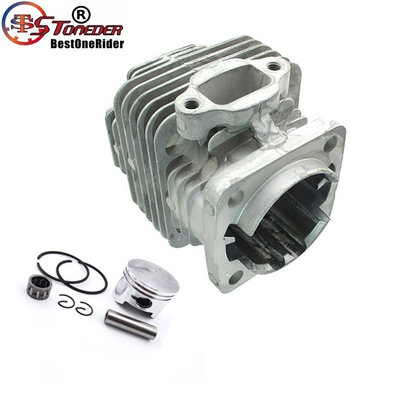 STONEDER 44mm Ported Performance Racing Block Bore Cylinder Piston For 2 Stroke 47cc 49cc Engine Mini Moto Dirt Pocket Bike ATV