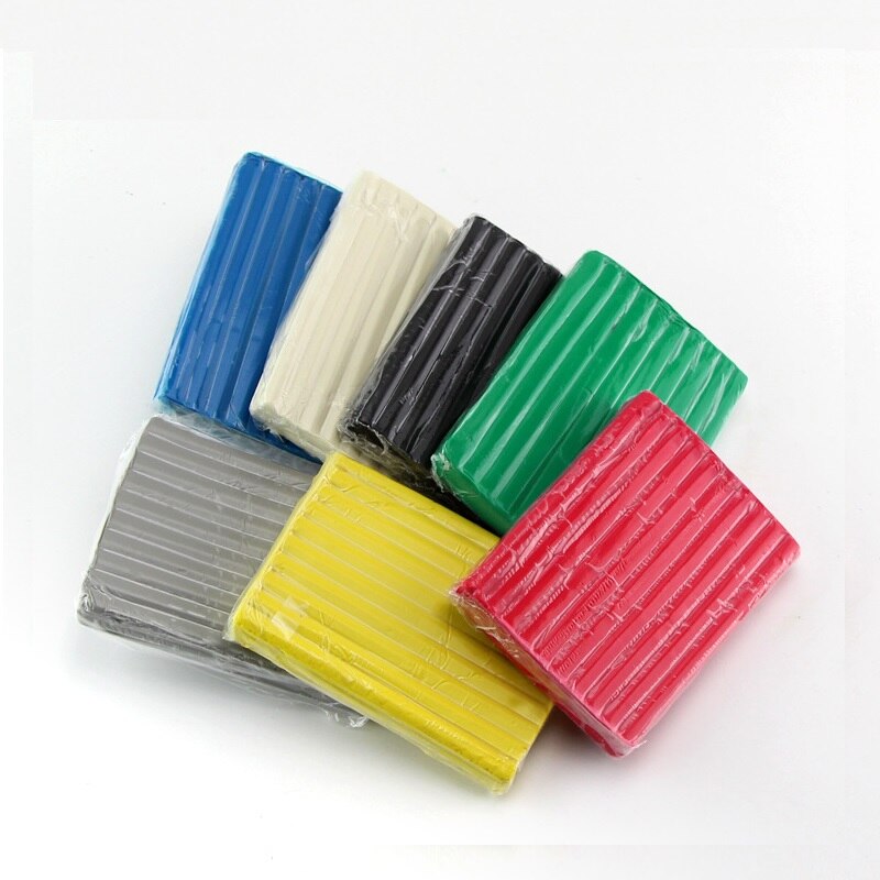 Plastilina de colores para niños, arcilla polimérica de textura suave hecha a mano para hornear, juguete educativo para niños de 12x9x300 cm, 1,6g, 1 unidad