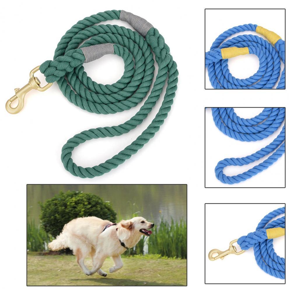 Pet Traction Rope Eco-friendly Dog Strap Woven Anti-scape Long-lasting Walking Dog Leash Rope
