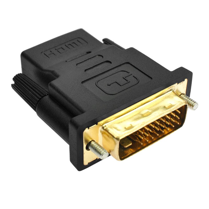 5 DVI to HDMI Adapter Cable DVI 24+1 24k Gold Plated 1080P For HDTV Projector Monitor Two-way Mutual Turn