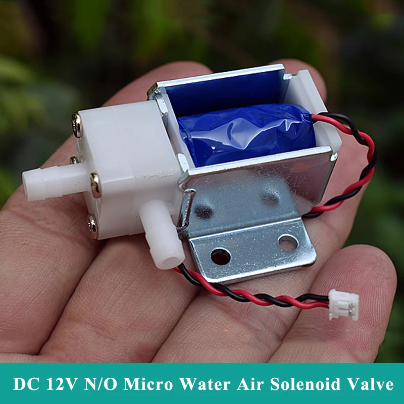 Normalerweise Offenes Micro Wasser Luftstrom Ventil Mini Elektrische Magnetventil DIY Kehren Roboter Sprayer Aromatherapie Maschine DC 12V
