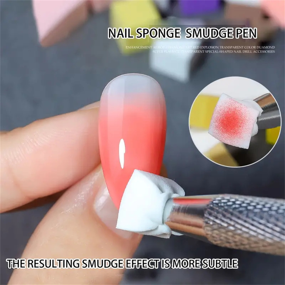 impostato di spugne per chiodo arte manicure fai da te creativo spugna per unghie strumento di presa spugna gradiente strumenti per chiodo arte accessori per manicure