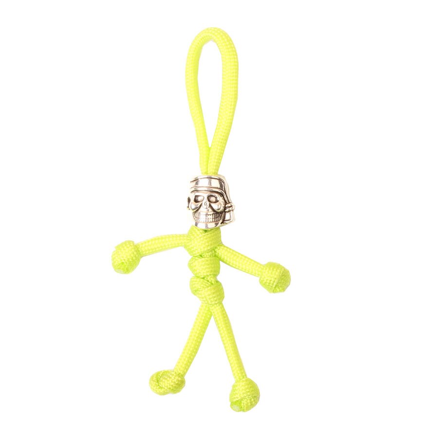 Campingsky paracord rep nyckelring utomhus camping överlevnad utrustning fallskärm sladd pirat nyckelring ring camping verktyg
