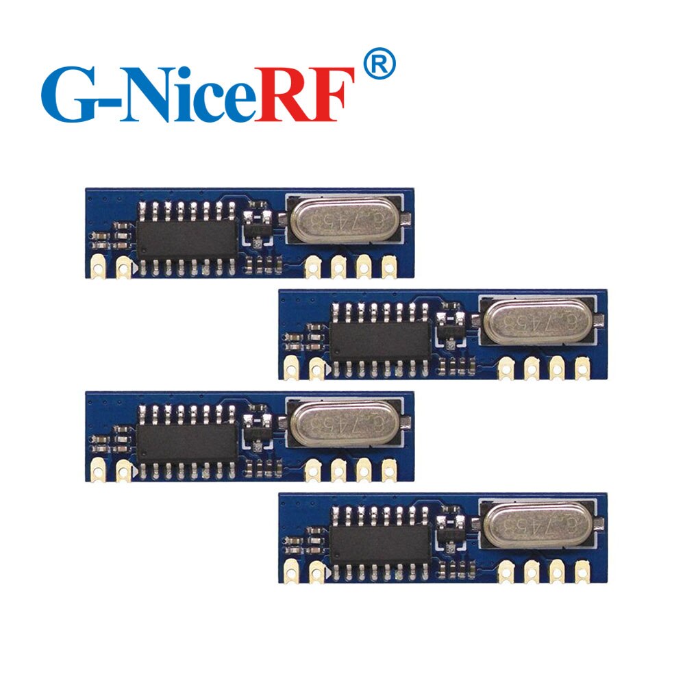 Module récepteur de données RF sans fil, 15 pièces/lot, SRX887 433MHz, ASK, Super hétérodyne