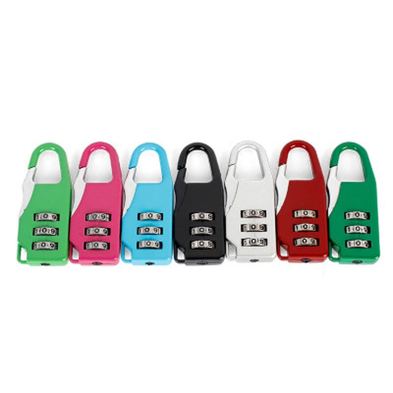 Mini Padlock Reisen Koffer Gepäck Sicherheit Password Lock 3 Digit Kombination