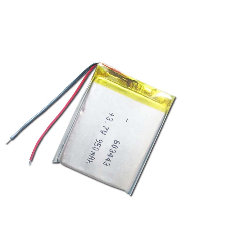 3.7V Lipo cells 603443 950mah Lithium Polymer Rechargeable Battery For MP3 MP4 GPS car recorder Bluetooth headset Toy batteries