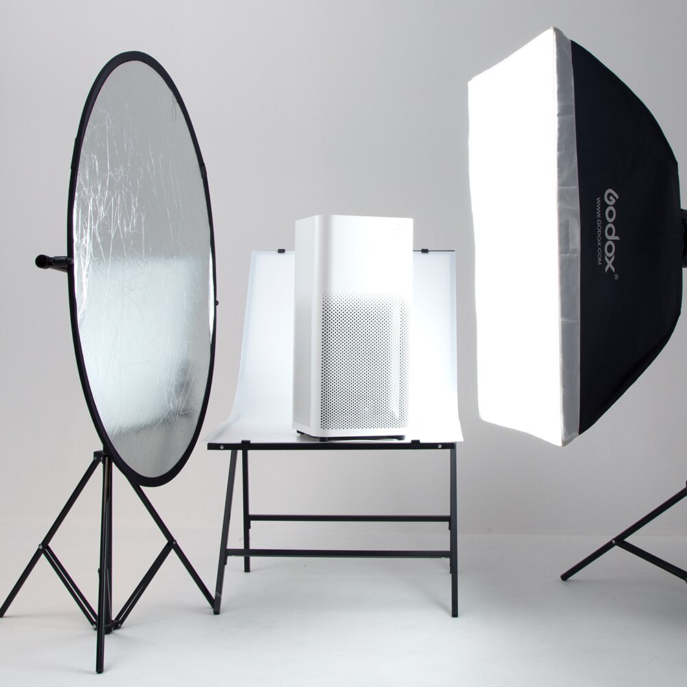 Godox 43 " 110cm 7 in 1 fotografi bærbart sammenklappeligt reflektorbræt til fotografering