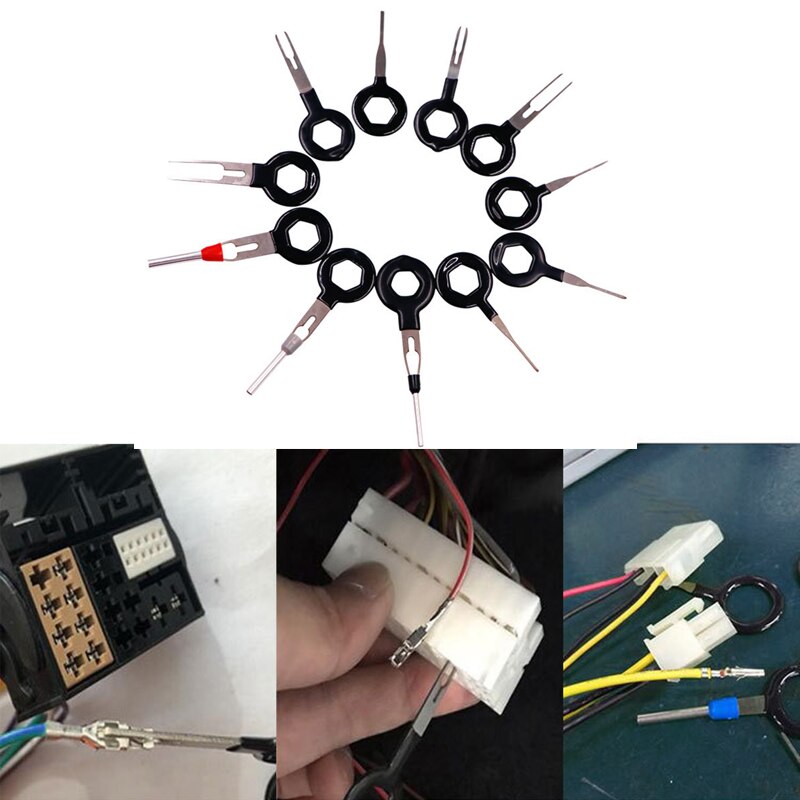 Auto Plug Terminal Removal Tool Auto Lijn Plug Retractor Draad Puller Hand Tool Kit Auto Kabelboom Terminal Pin Header