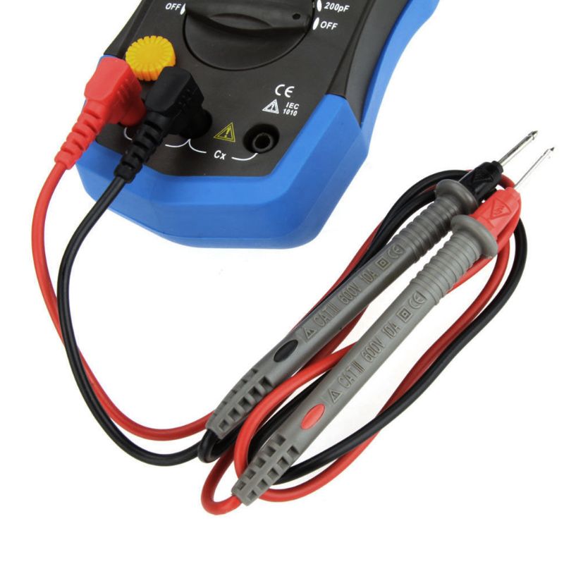 Testeur de condensateur de capacité numérique testeur de jauge de Circuit pF uF testeur de capacité avec écran LCD