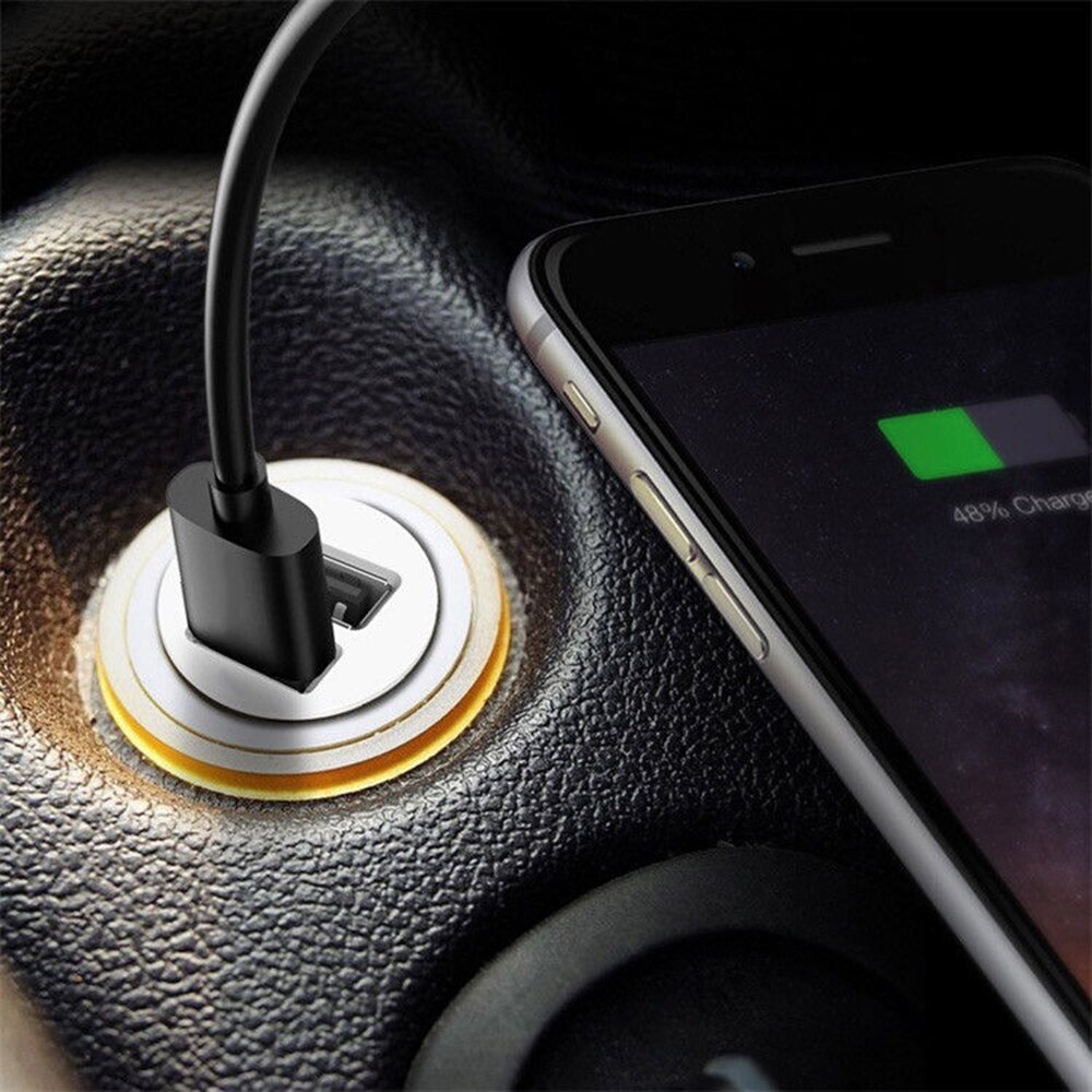 Mini dubbele usb-poorten autolader stopcontact 5v 2.1a dubbele 2 usb-poort autoladers oplaadadapter voor iphone samsung xiaomi