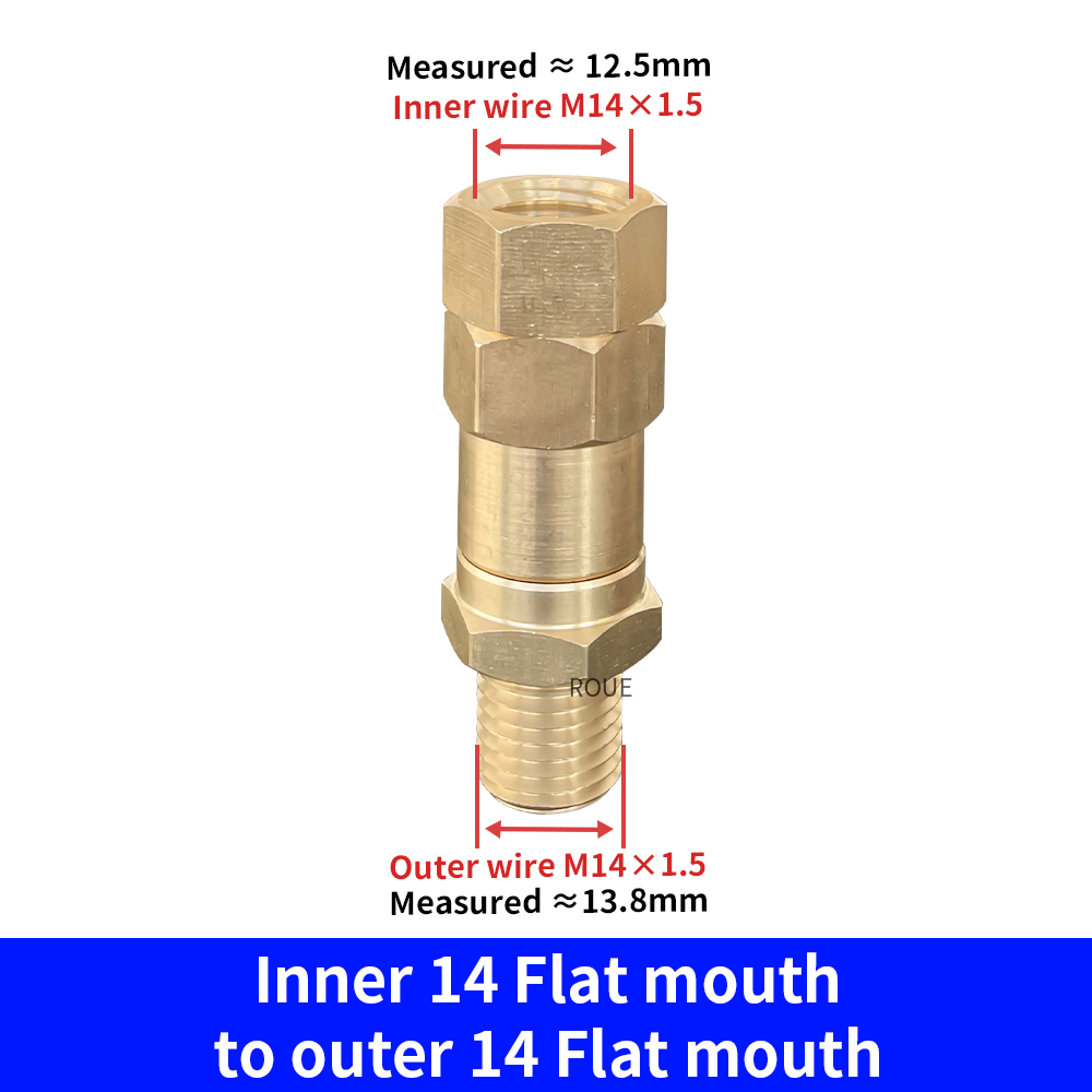 Pressure Washer Swivel Fitting Anti Twist Brass Connector Joint 360° Kink Free Swivel Fitting For Pressure Washer Gun Hose: Light Grey