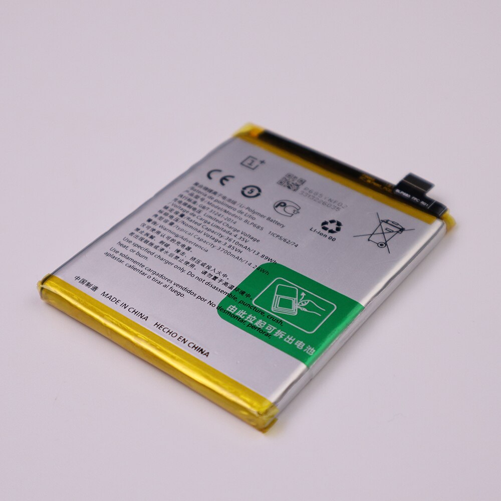 Original-Ersatz Telefon Batterie Für OnePlus 6T A6010 BLP685 3700mAh Ersatz Li-Ion Batterien Kostenlose Werkzeug