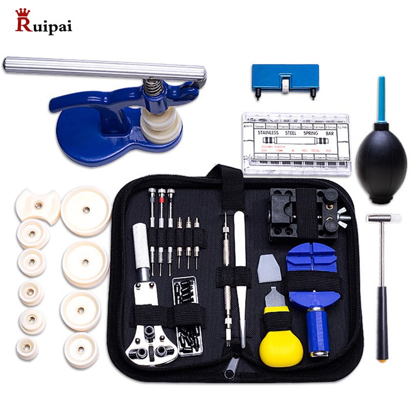 Uhrmacher Uhr Link Pin Remover Fall Opener Repair Tool Kit Set Opener Link Frühling Bar Remover Horlogemaker Gereedschap: 404pc