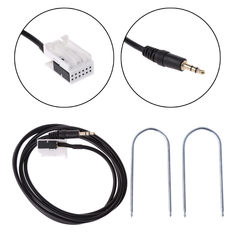 Cable AUX con herramientas de extracción de Radio para Peugeot 307, 308, 408, 407, 507 C2 C5 Citroen RD4