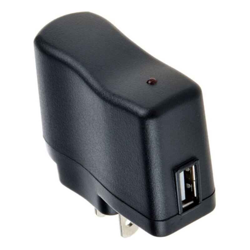 Zwart Usb Opladen Hoofd 5v500ma Usb Adapter Usb Lader Telefoon Hoofd Licht Lader Met Opladen H1E3