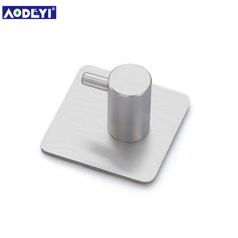 3M Adhesive Stainless Steel Robe Hooks Hanger Kitchen Bathroom Rustproof Towel Hooks