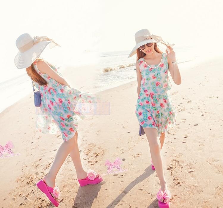 Koreansk stil kvinna solhatt för strandhatt med fjärilsbåge flytbar campinghatt för vandring