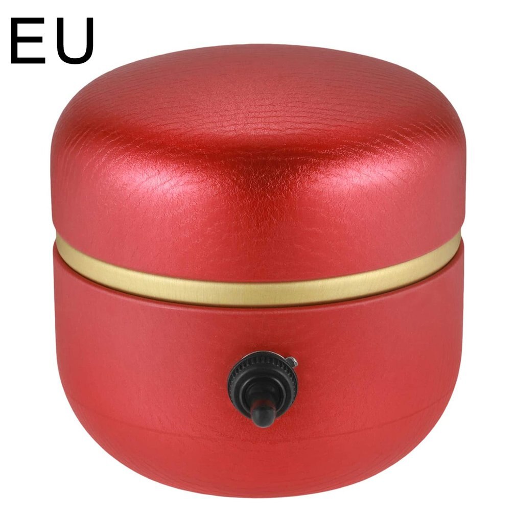 Portable Mini Electric Pottery Machine Home Pottery Drawing Machine DIY Ceramic Work Clay Art Craft For Children: red(EU)