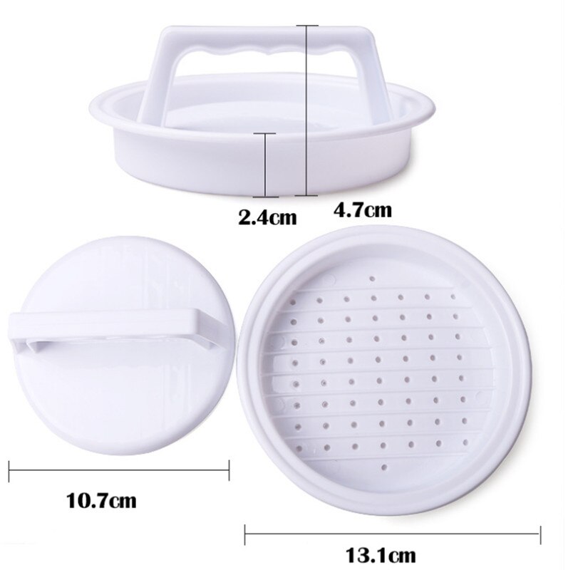 Patty Makers Meat Burger Maker Mold Burger Maker Cooking Tools Kitchen DIY Food Grade Plastic Hamburger Meat Press Tool
