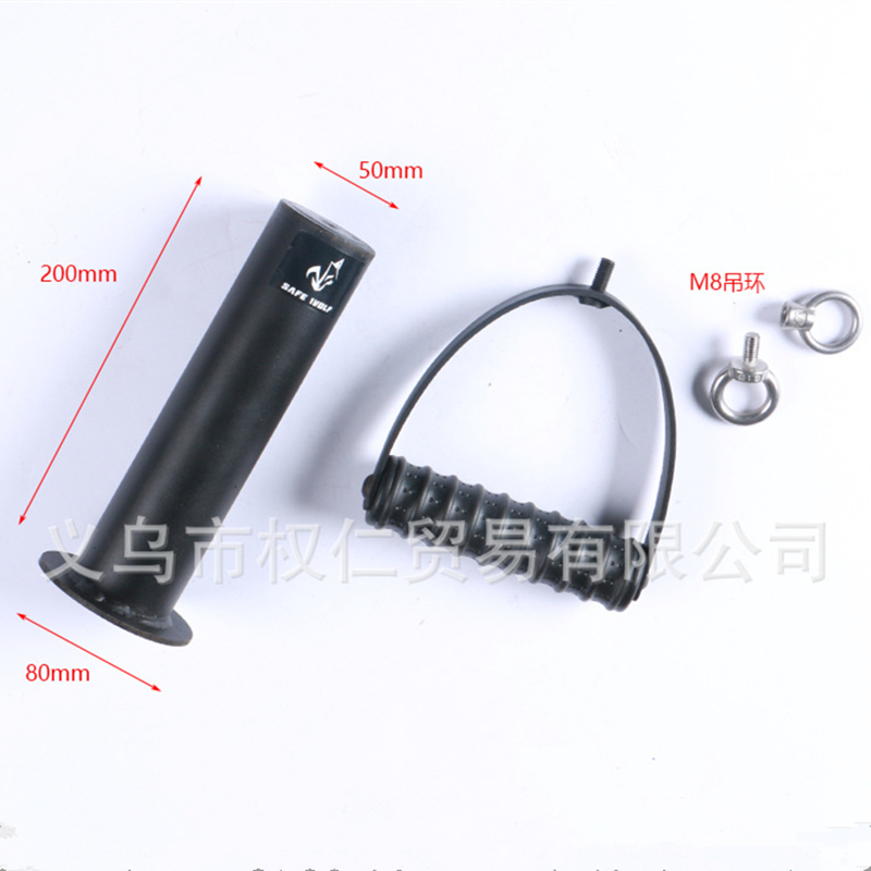 Fitness Kettlebell Handvat Voor Gewicht Platen 25/50Mm Home Gym Workout Oefening Ketel Bel Zware Stalen Dumbbel barbell Grip