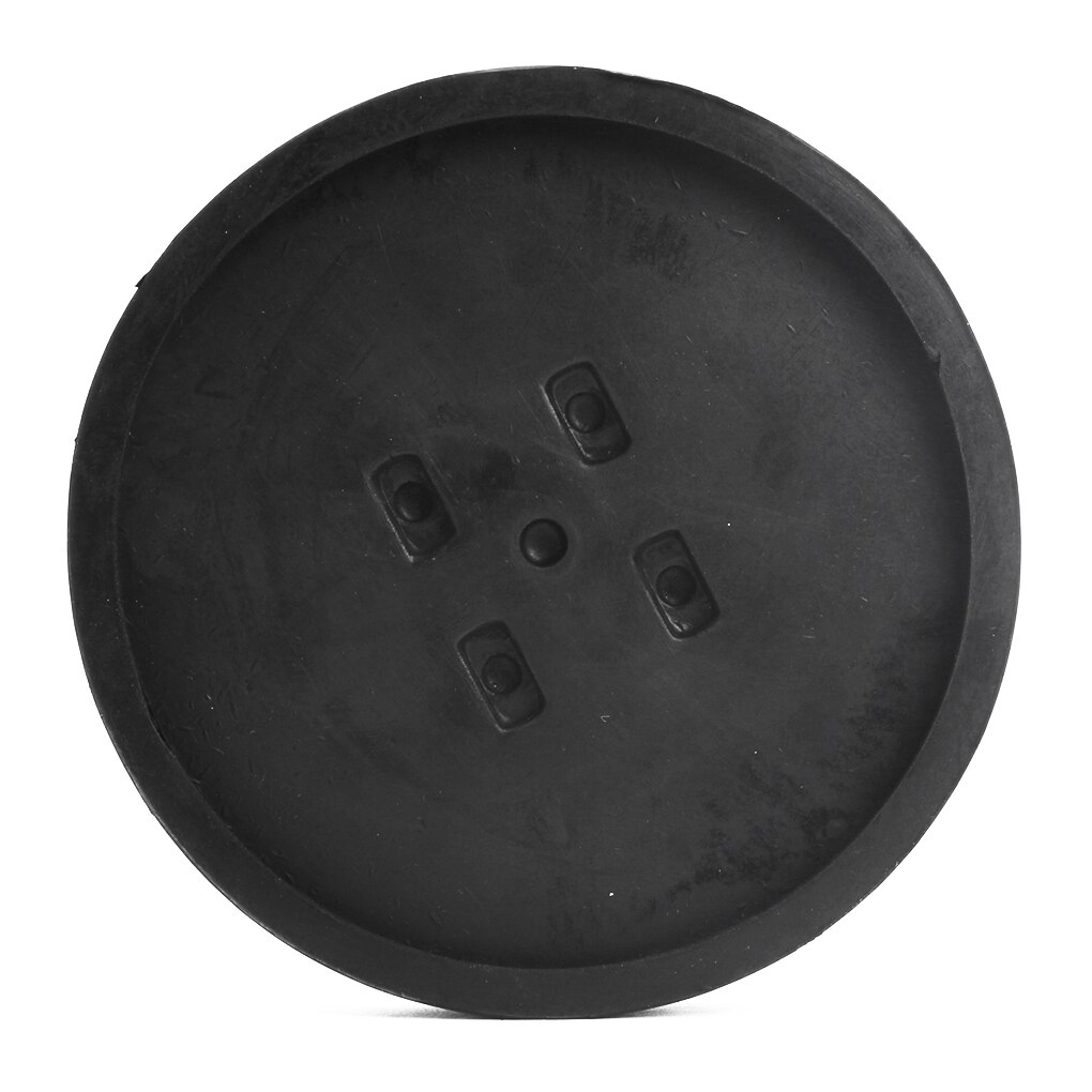 4 stk biljekk gummiarmputer autojekkløft universal rund 120mm