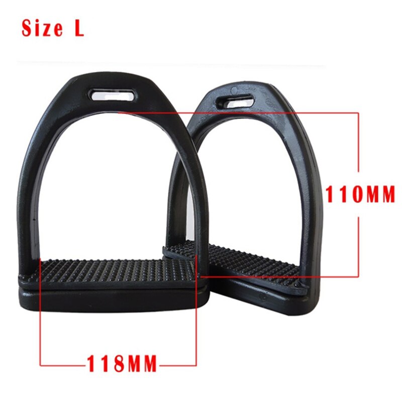 2 Teile/satz Reiten biegen POM für Pferd Sattel Anti-Schleudern Pferd Pedal